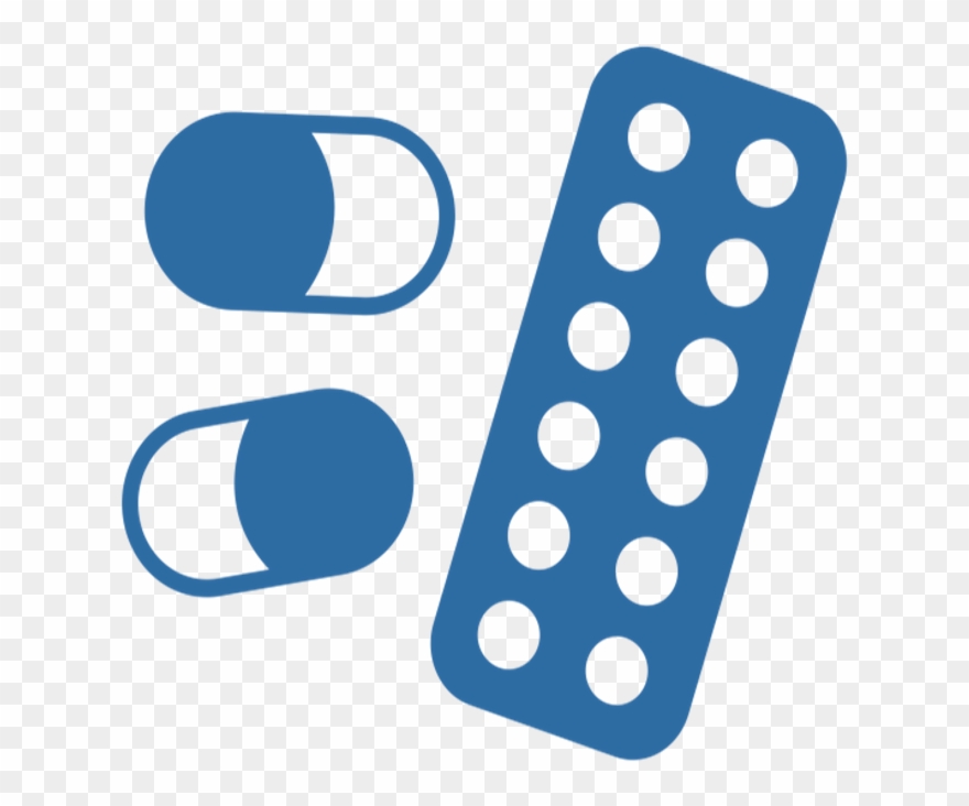 Pill Transparent Bright Blue - Campaña Vacunacion De La Influenza Clipart