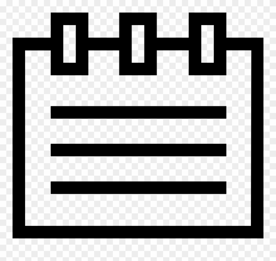 Memo Svg Png Icon Free Download 81228 Onlinewebfonts - Black-and-white Clipart