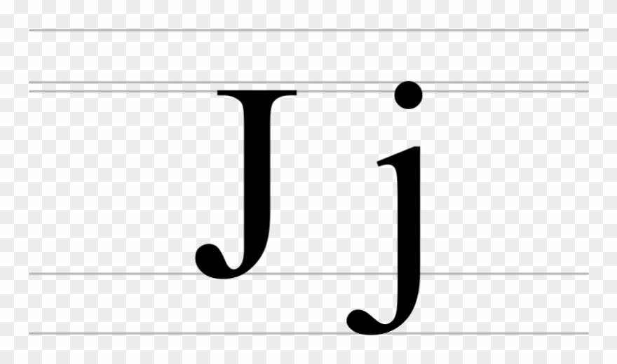 Cyrillic Letter Je - Capital And Lowercase J Clipart
