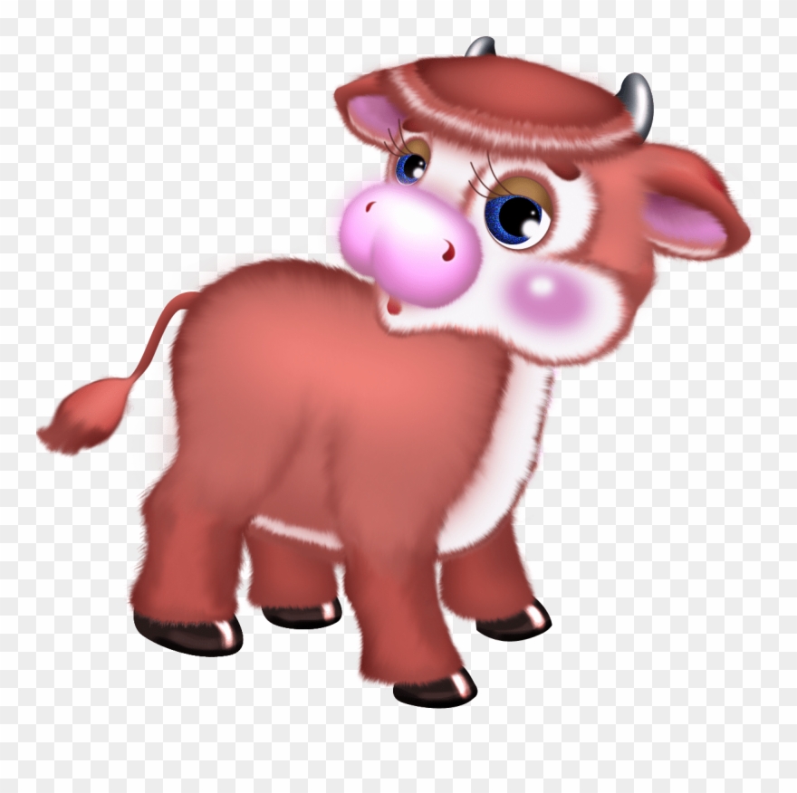 Cute Cow Clipart Transparent - Png Download