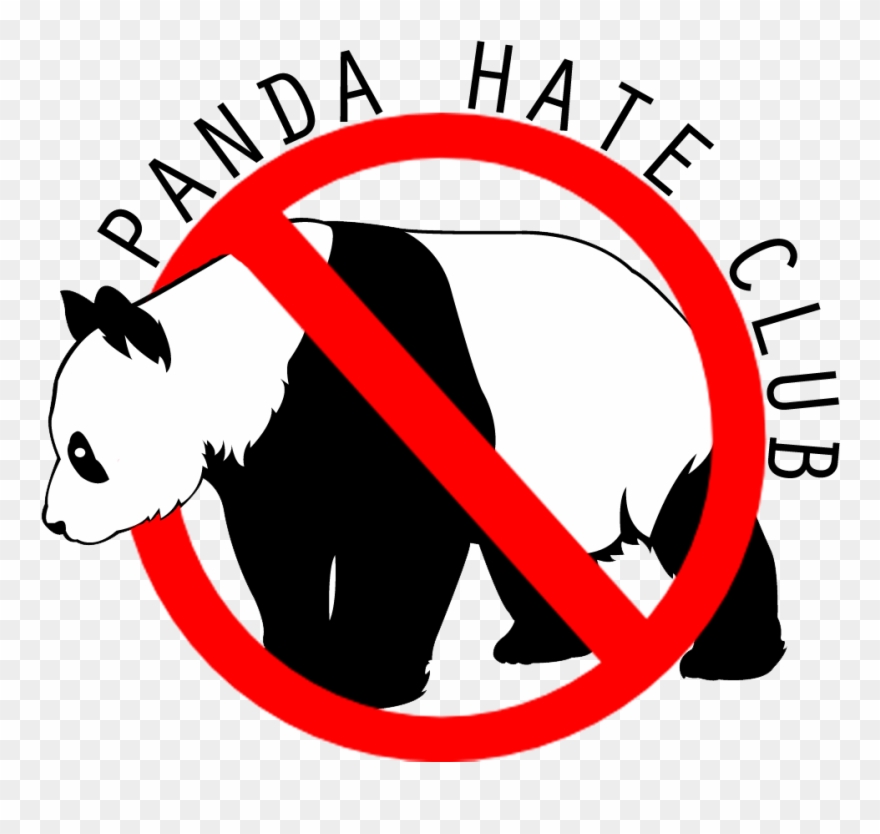 Image - Panda Hate Clipart