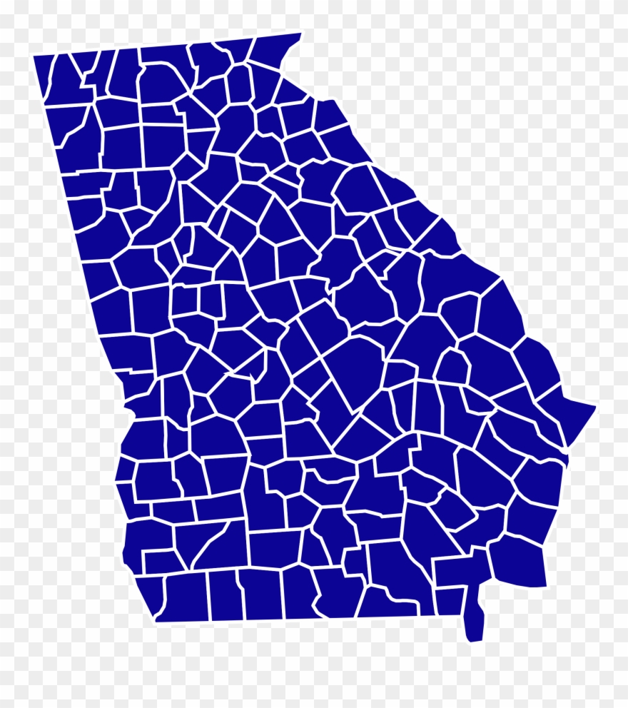 Open - Georgia Governor Election Results By County Clipart
