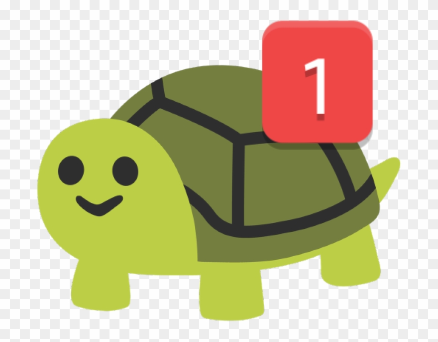 Happy Turtle Ping Discord Emoji - Turtle Emoji Clipart