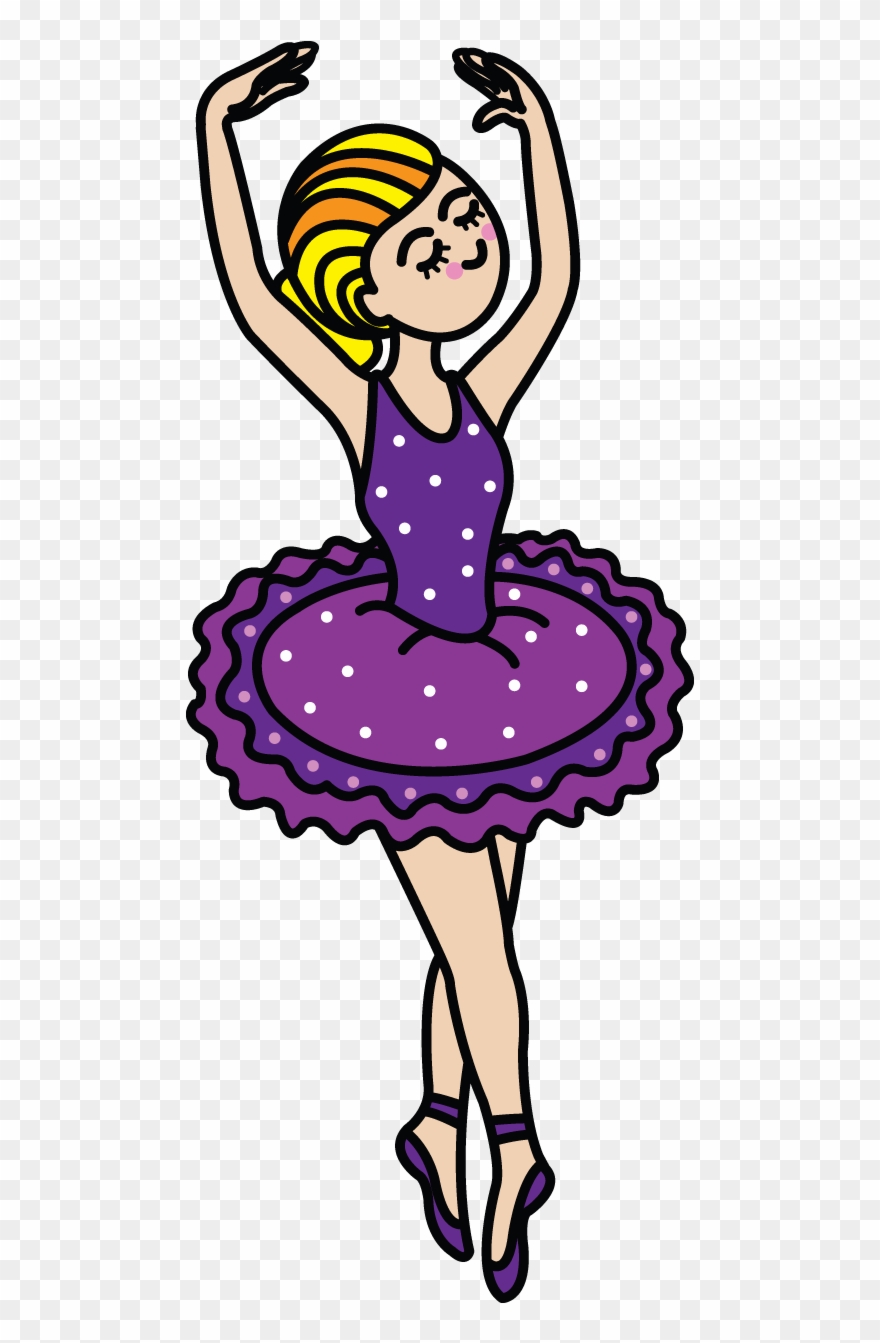 Easy To Draw Cartoon Ballerina Clipart