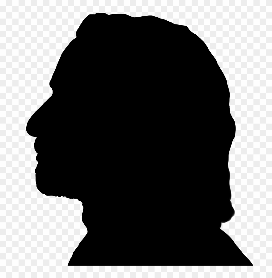 Face Silhouettes Of Men, Women And Children - Stefano Gualeni Clipart