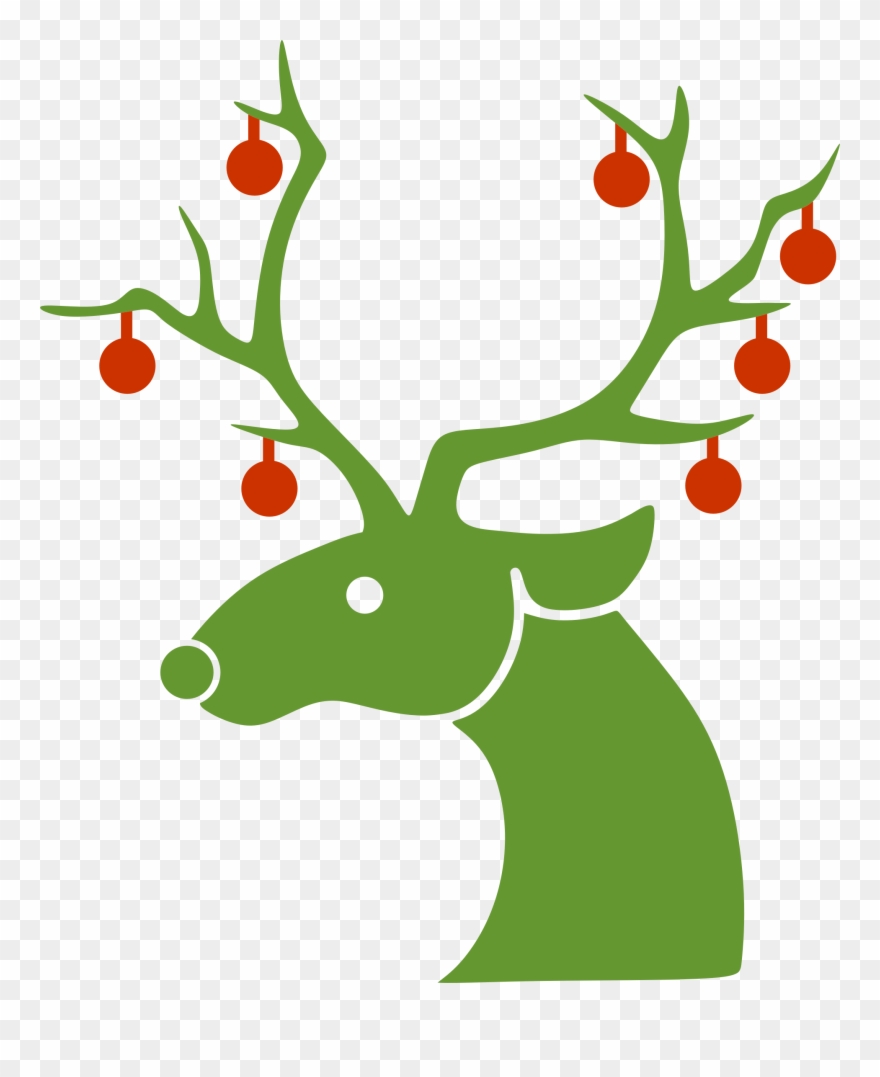 Fat Reindeer Clipart - Reindeer Clipart - Png Download