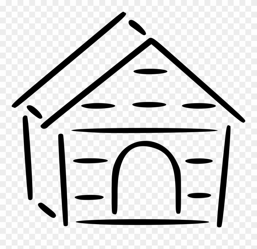 Dog House Clip Art Freeuse Download - Casita De Perro Dibujo - Png Download