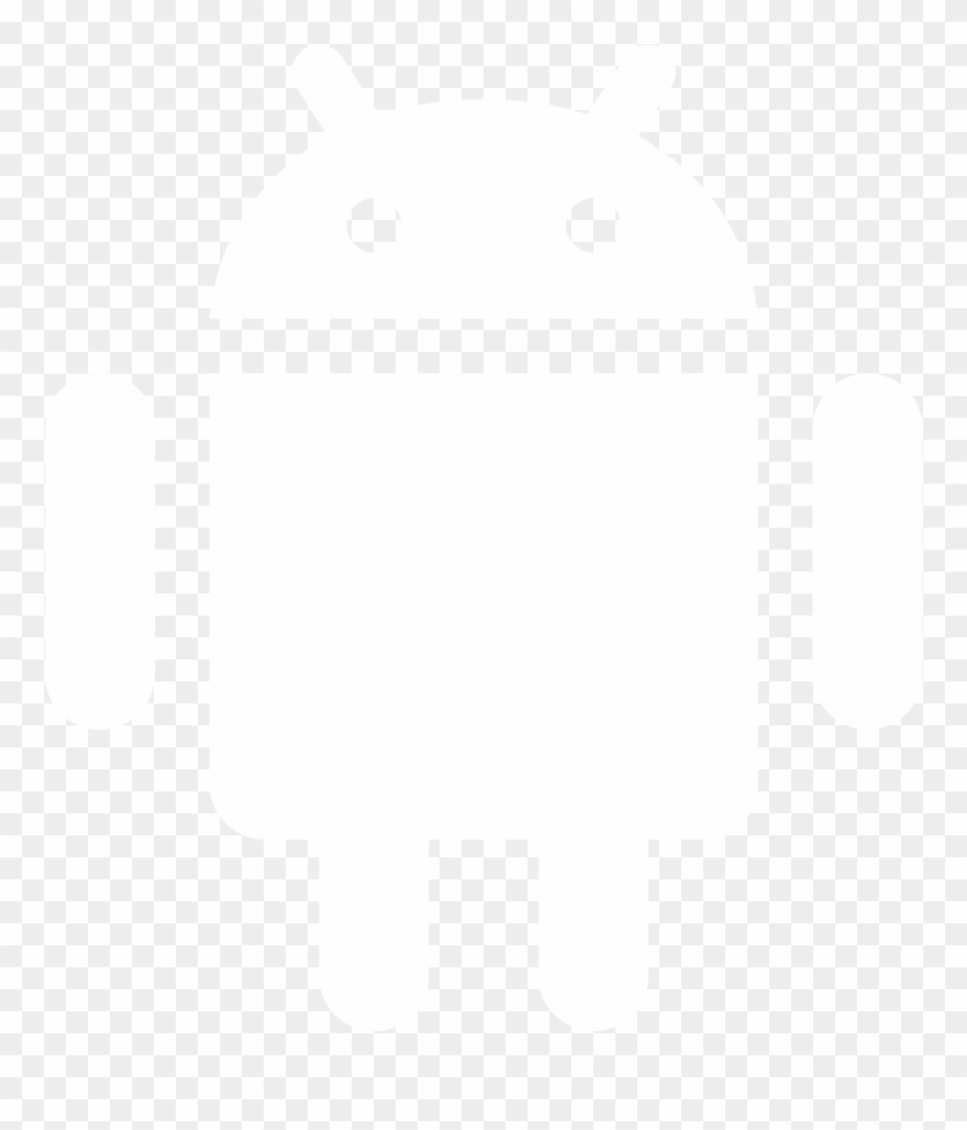 Home - Android Logo White No Background Clipart