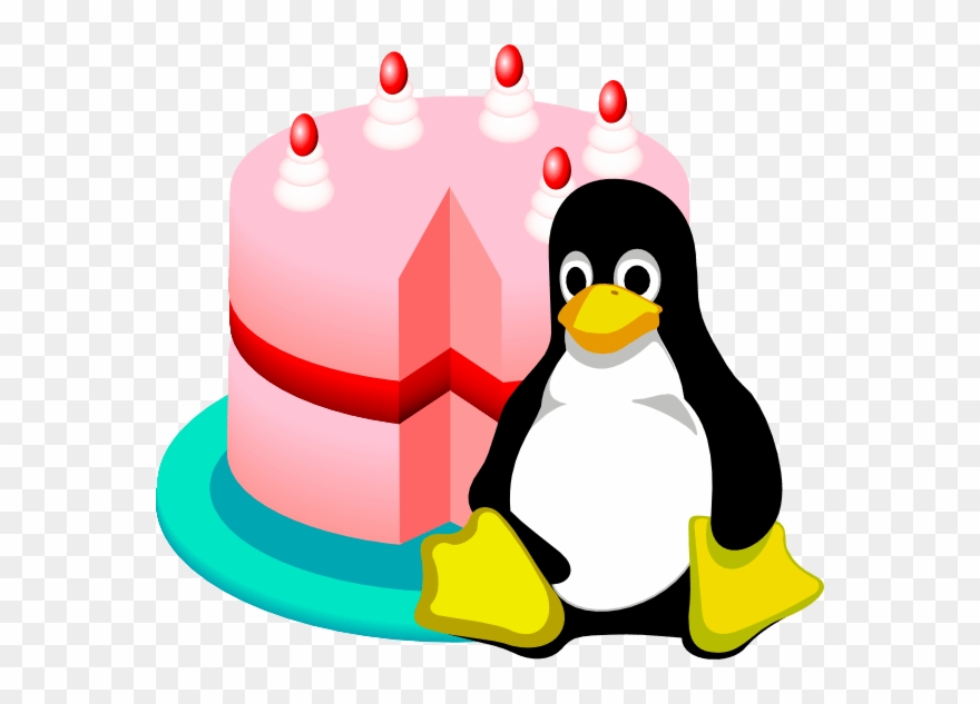 Happy - Linux Penguin Clipart