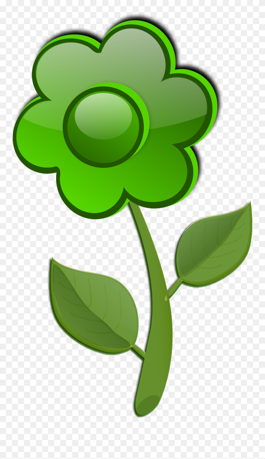 Clipart Flower A1 Fall Clipart Png Pumpkin Clip Art - Clip Art Green Flower Transparent Png