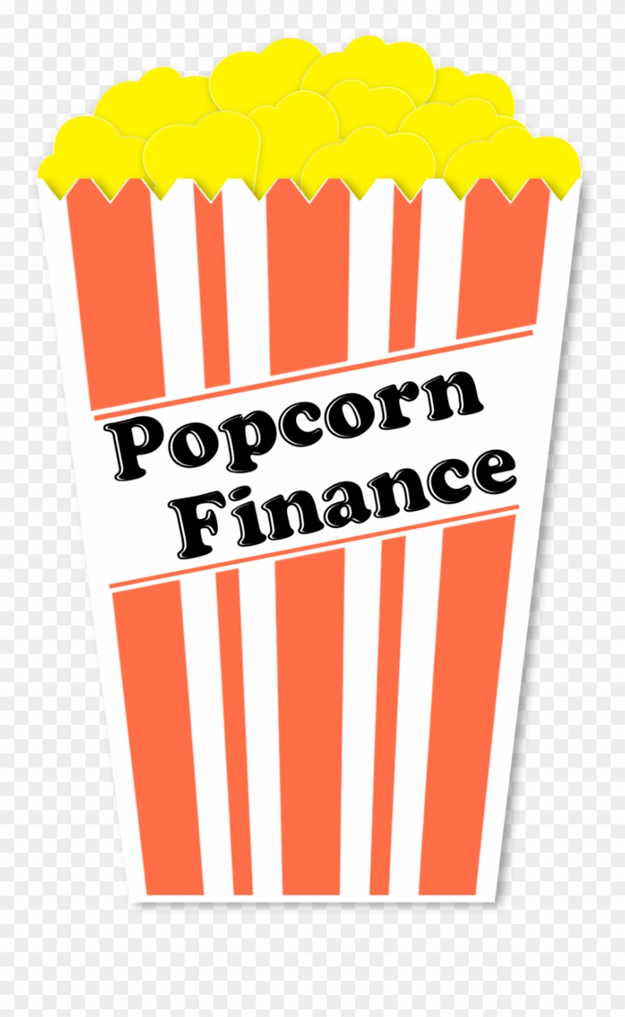 Com/wp Popcorn Finance Logo White - Popcorn Finance Clipart