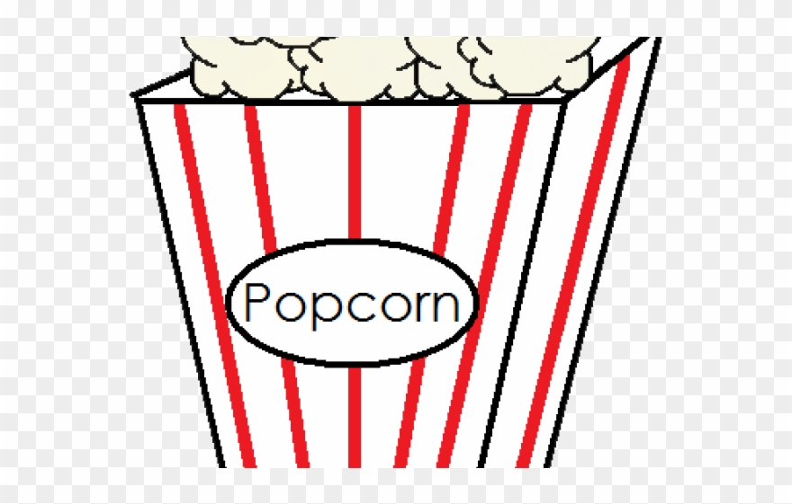 Popcorn Clipart Shape - Transparent Background Popcorn Clipart - Png Download