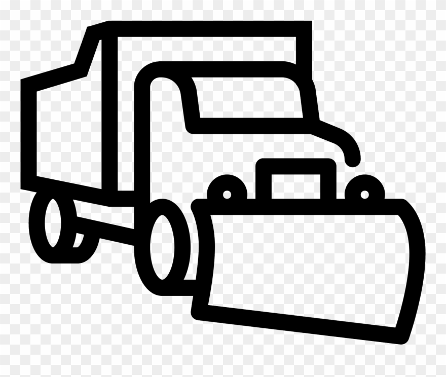 Snow Plow Icon - Snow Plow Svg Clipart