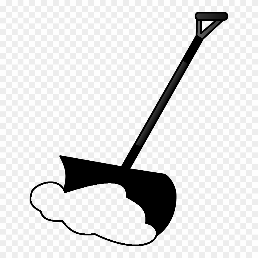 Picture Library Library Extra Long For Tall People - Clipart Snow Shovel - Png Download
