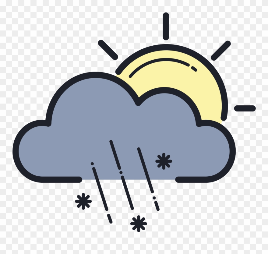 Png Snowflakes Falling - Vector Graphics Clipart