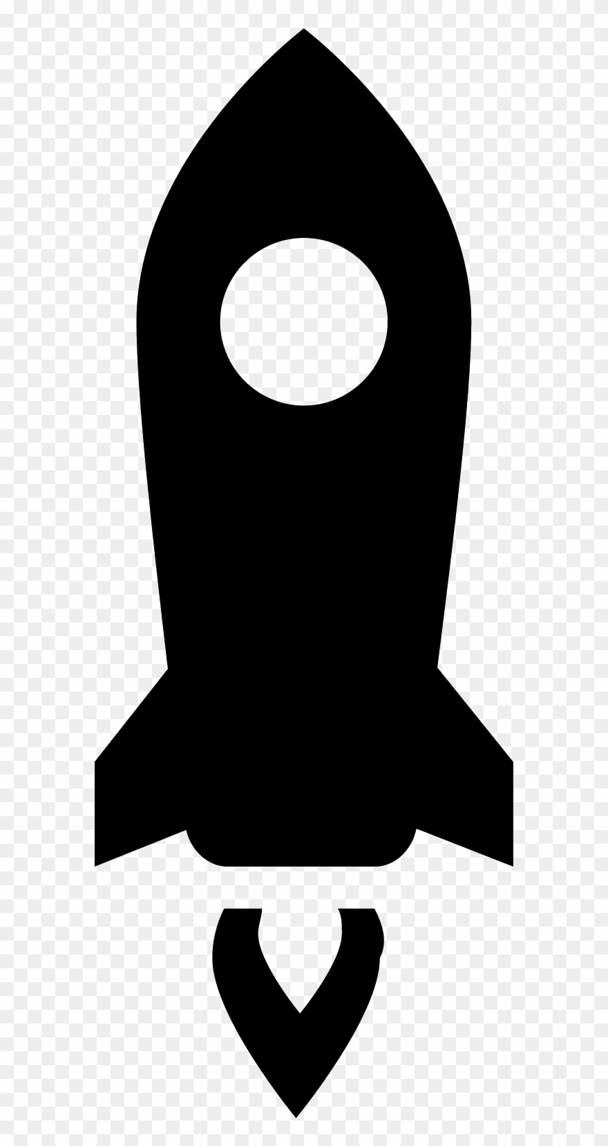 Spaceship Vector - Rocket Up Icon Png Clipart
