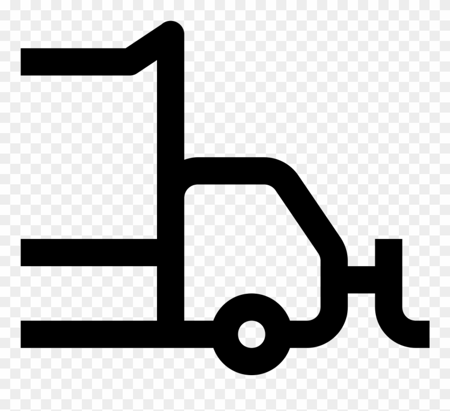 Snow Plow Icon - Recreational Vehicle Clipart