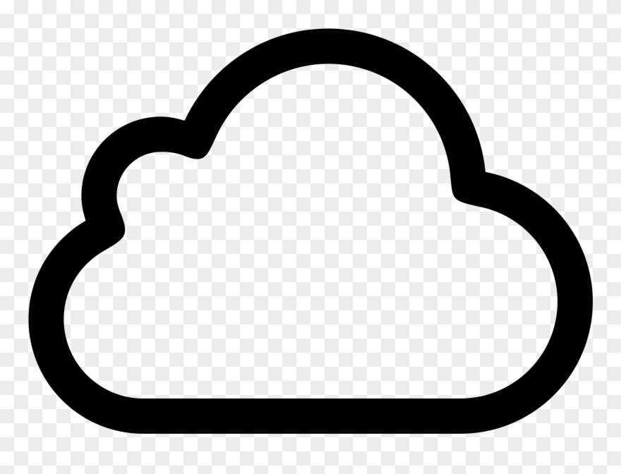 Cloud Clipart Small Cloud - Push Notification In Ios Architecture - Png Download