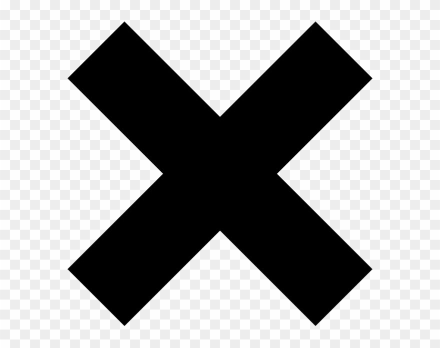 Multiplication Sign Png Clipart - X Icon Transparent Background