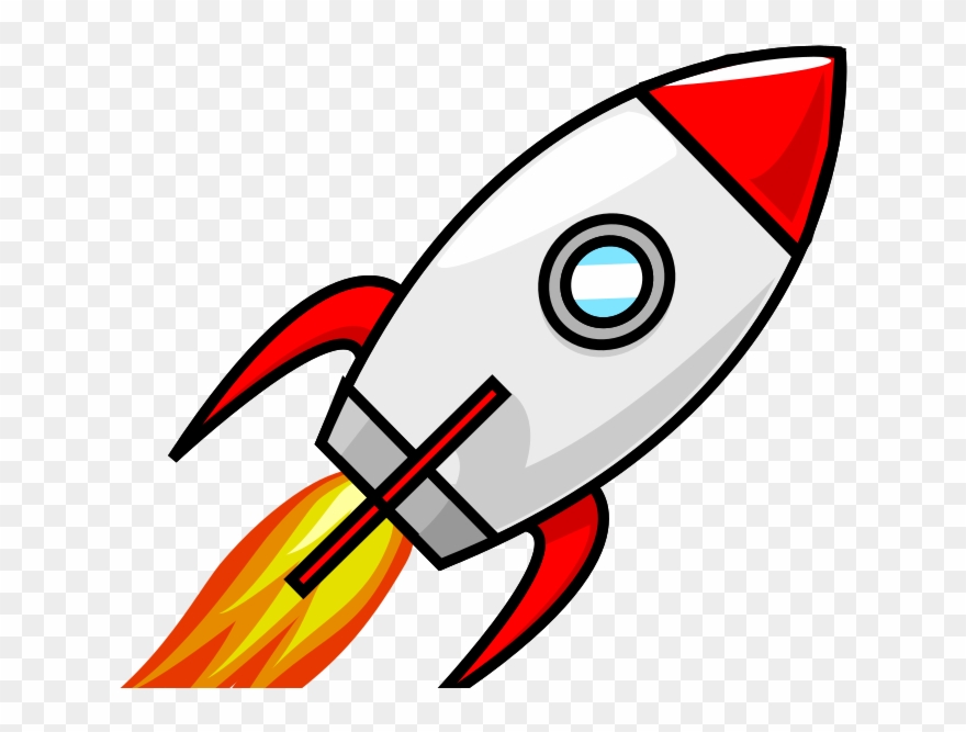 Multiplication Clipart 1to - Rocket Ship Cartoon Png Transparent Png