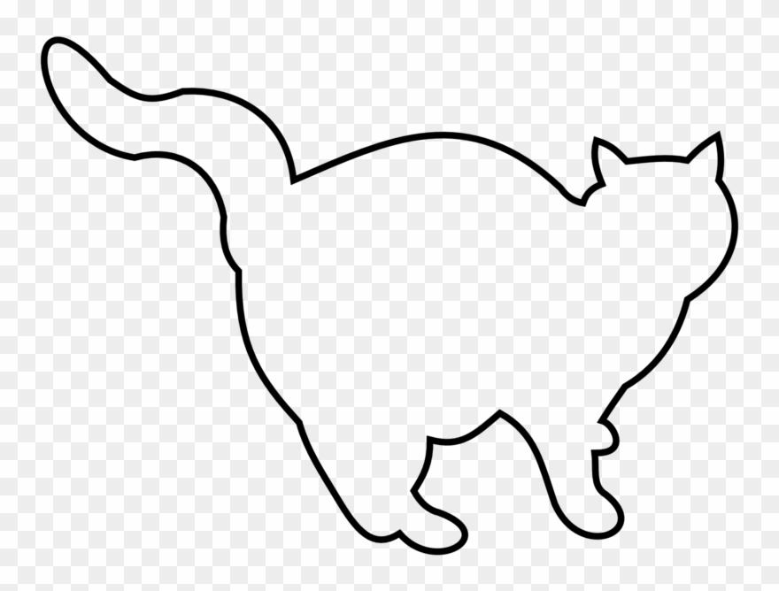 Fat Cat - Fat Cat Pumpkin Stencil Clipart