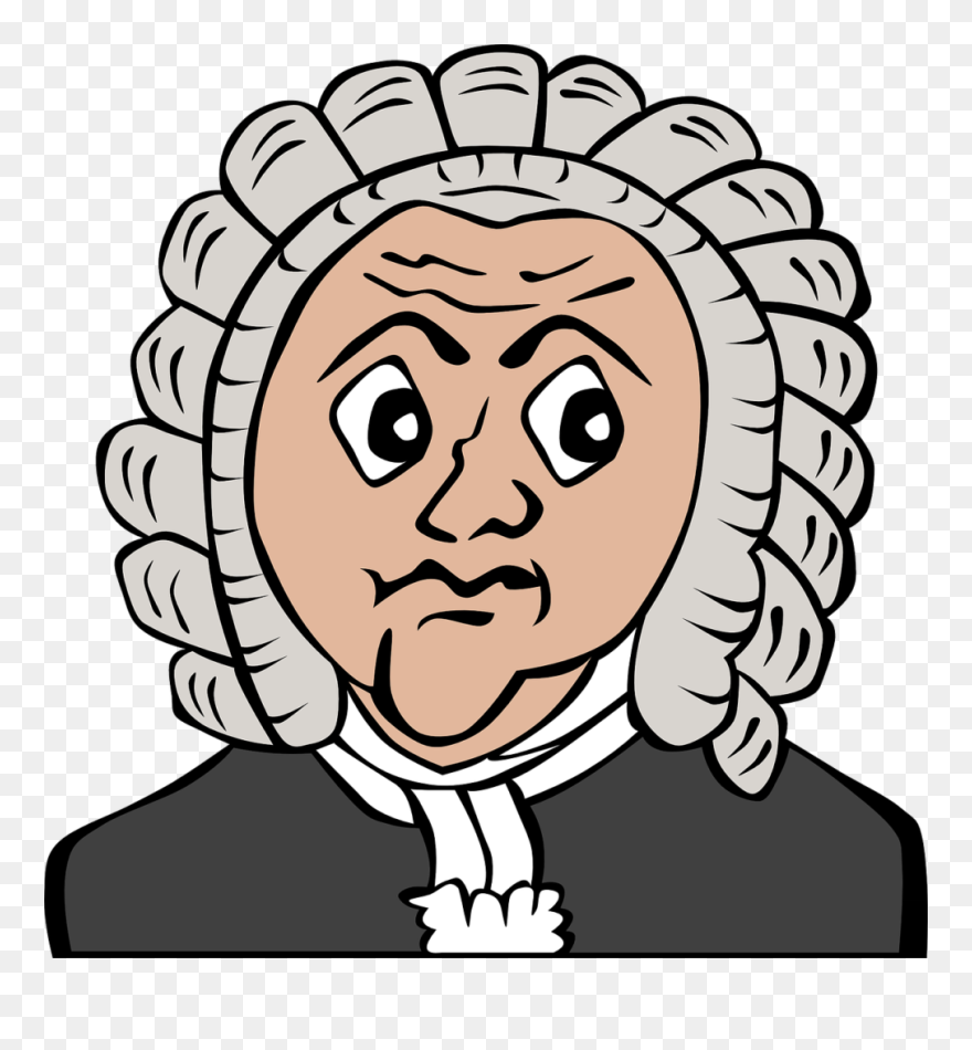 Axe Clip Art Free Vector - Johann Sebastian Bach Cartoon - Png Download