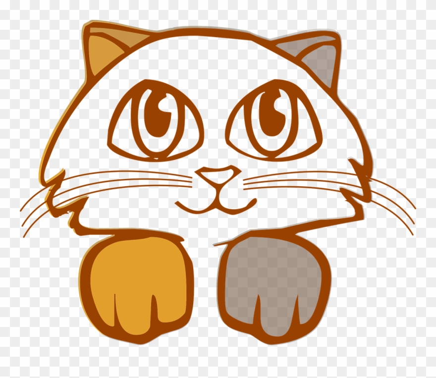 Animal, Cat, Feline, Kitten, Pet - Gato Dibujos Para Colorear Clipart