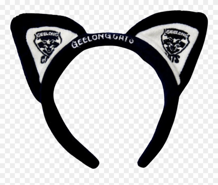 Headband Clipart Cat Ear Headband - Geelong Football Club - Png Download