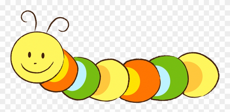 Caterpillar Clipart Png - Cute Caterpillar Clip Art Transparent Png