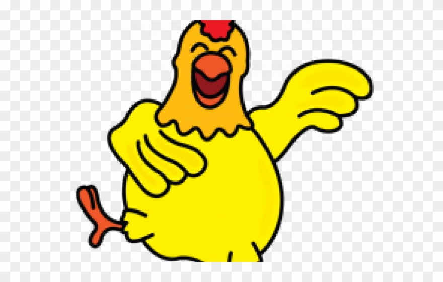 Drawn Chick Yellow - Chicken Drawing Easy Clipart