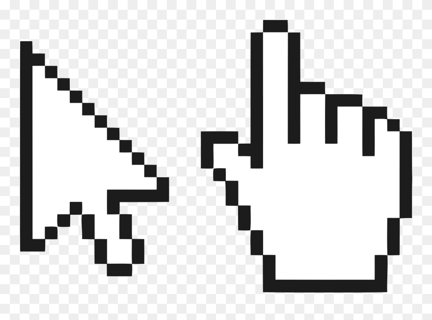 Mouse Cursor Hand Pointer - Hand Cursor Clipart