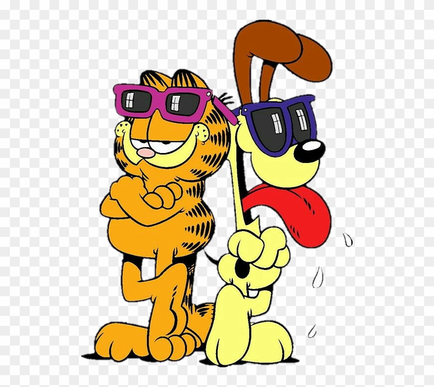 Garfield And Odie - Garfield And Odie Cartoon Clipart