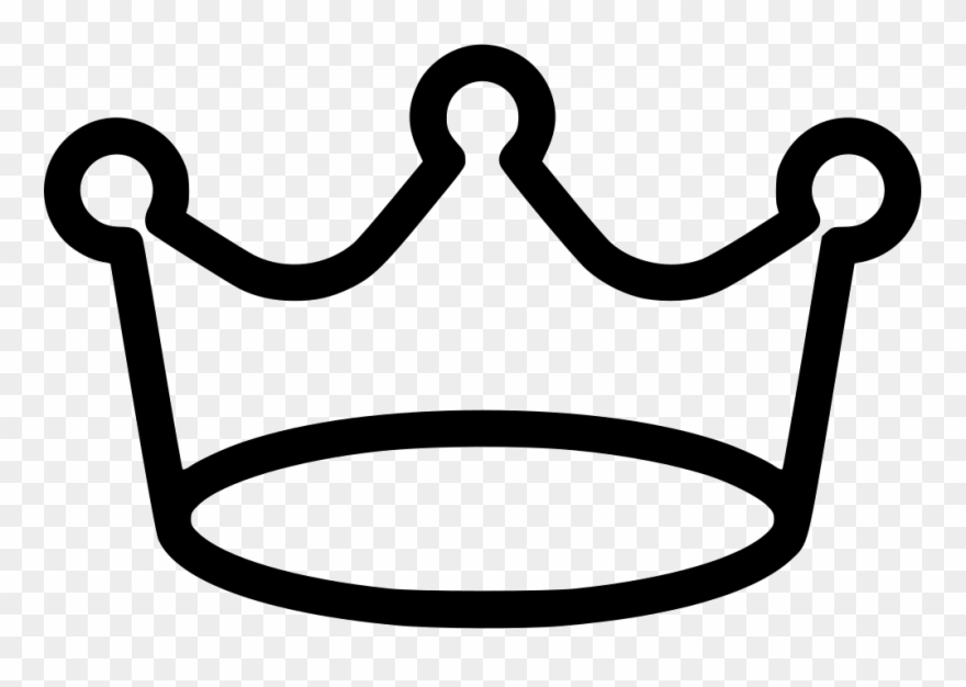 Crown Svg Png Icon Free Download - White Crown Icon Png Clipart