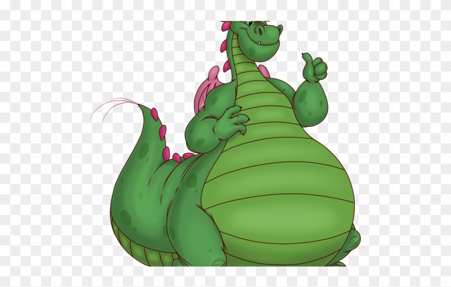 Caterpillar Clipart Furry - Cartoon Elliot Transparent Pete's Dragon - Png Download