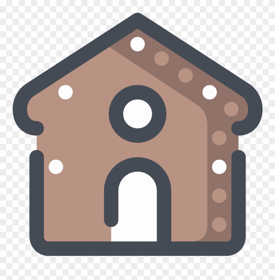 Gingerbread House Icon - Icon Clipart
