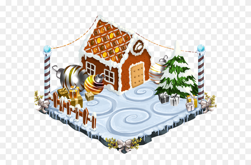 Earth Surprise Habitat 3 - Gingerbread House Clipart