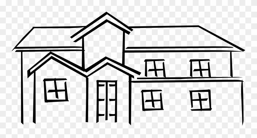 Old House Clipart Transparent - Residence Clipart - Png Download