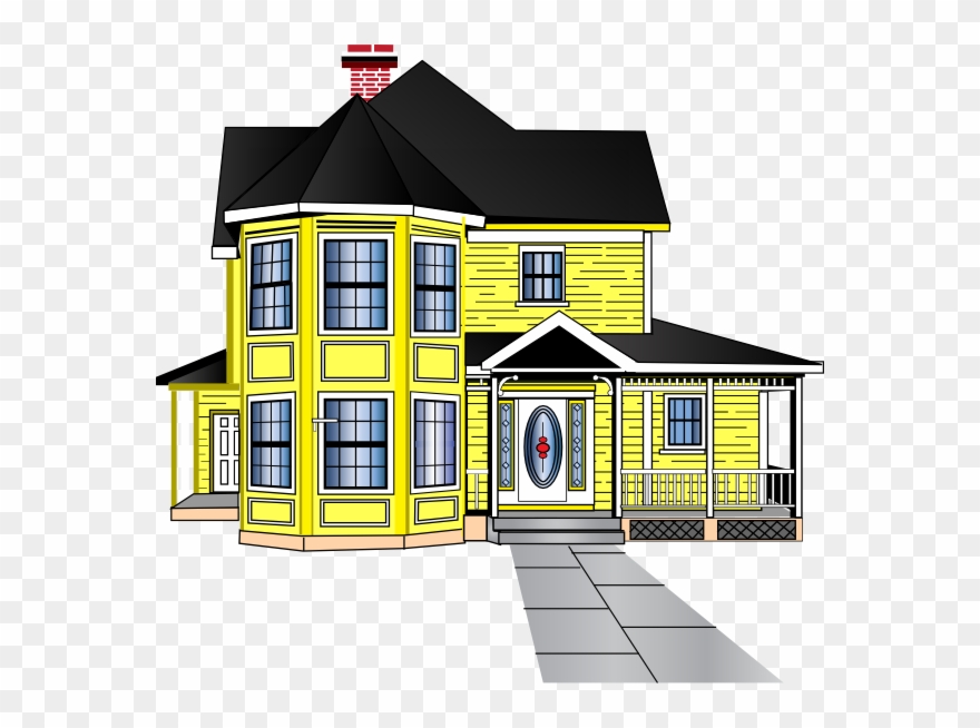 Big House House Clip Art - Png Download