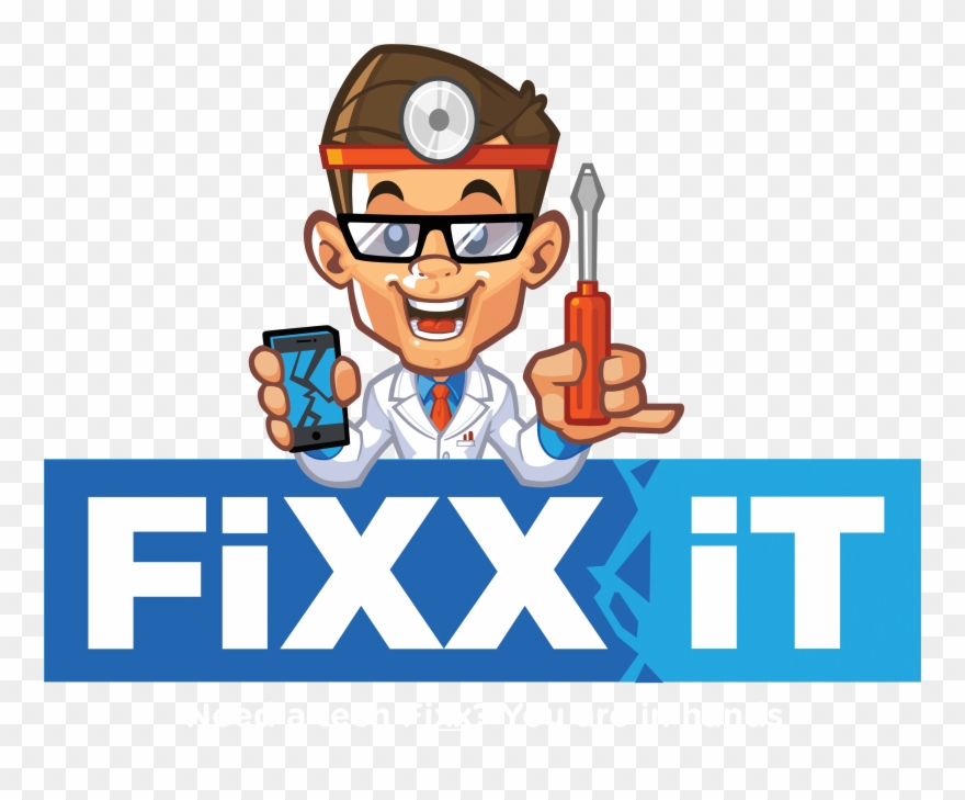 Transparent Cellphone Clipart Mobile Logo - Cell Phone Repair Cartoon - Png Download