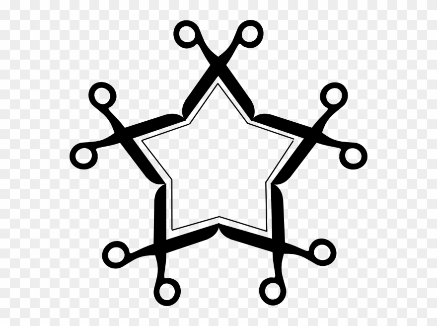 Hair Styling Scissors Clip Art - Png Download