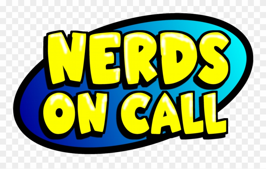 Logo From Nerds On Call Computer Repair In Sacramento, - Nerds On Call Png Clipart