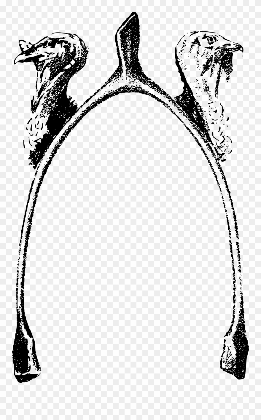 Clipart - Wishbone Icon - Png Download