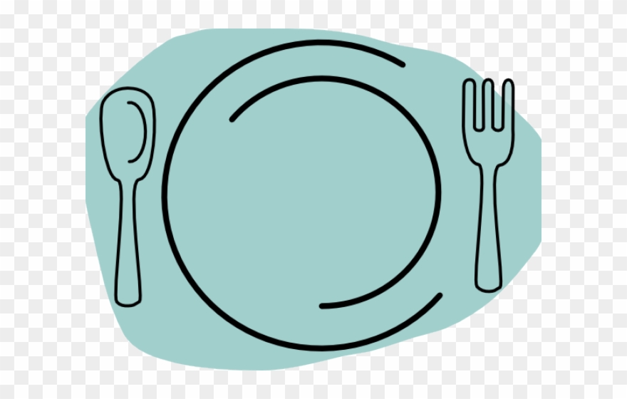 Cutlery Clipart Thanksgiving Dinner Plate - Plate Clip Art - Png Download