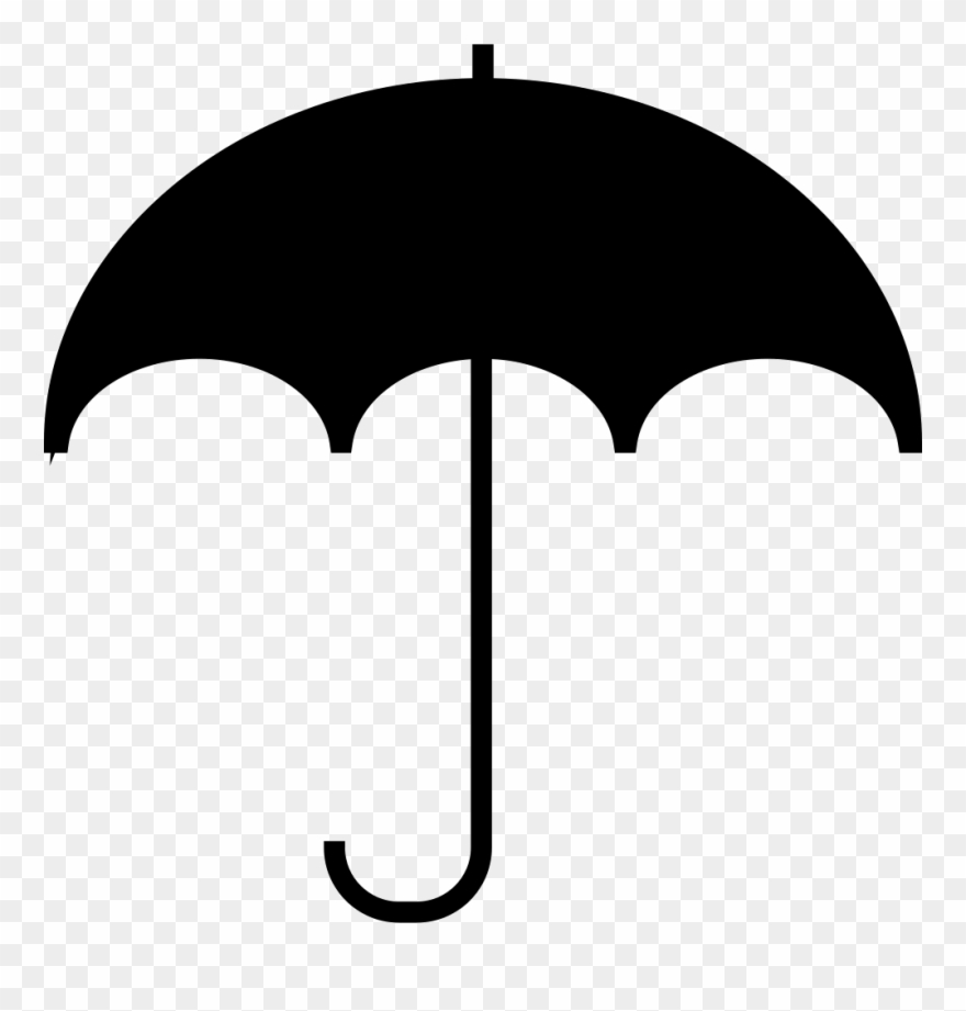 Clip Umbrellas Multi Purpose Clip Art Black And White - Umbrella Icons - Png Download