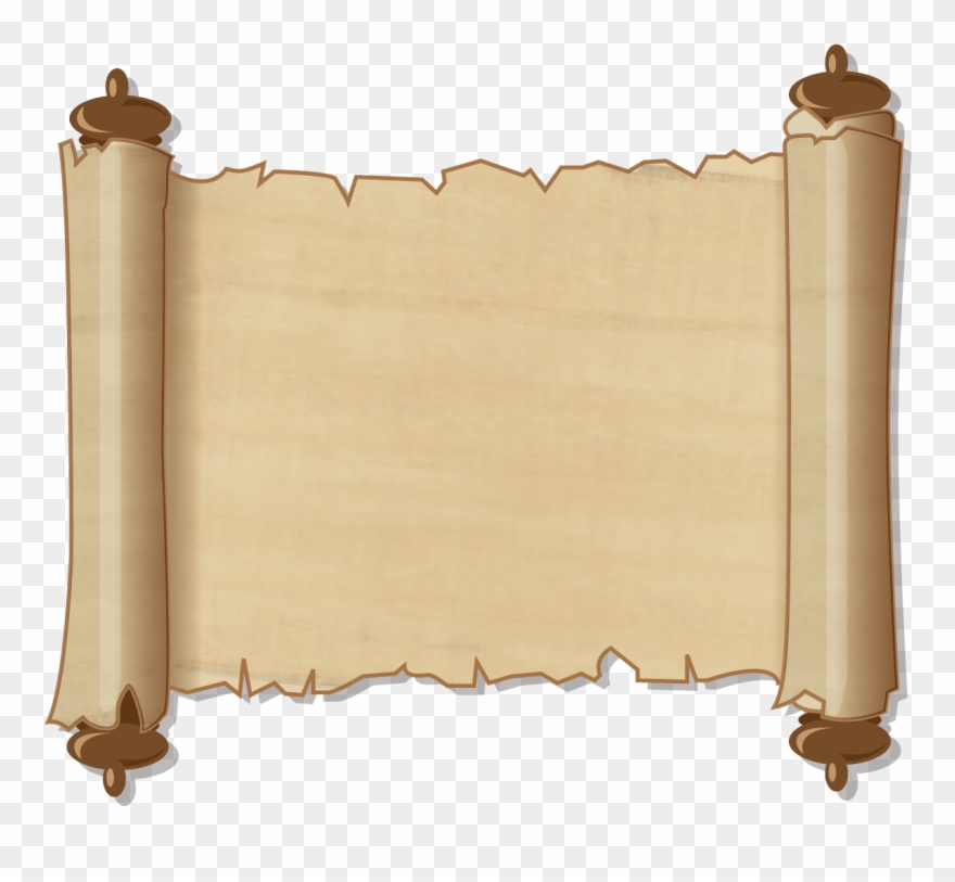 Scroll Clipart Transparent Background Collection - Book Scroll - Png Download
