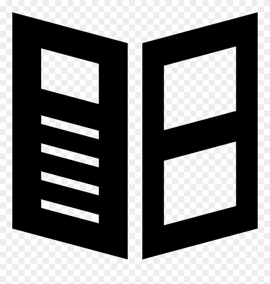 Clipart - Magazine Black And White Clip Art - Png Download