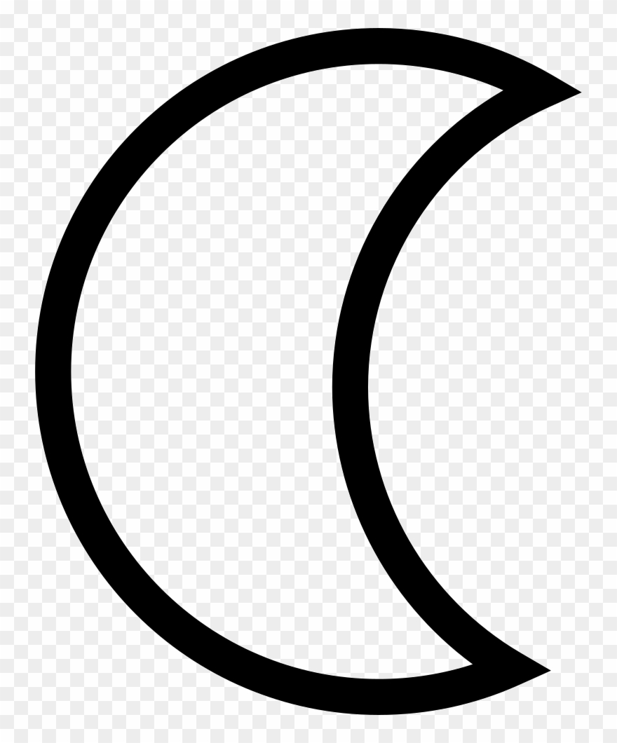 Png Free Download Crescent Moon Clipart Free - Half Moon Vectors Transparent Png