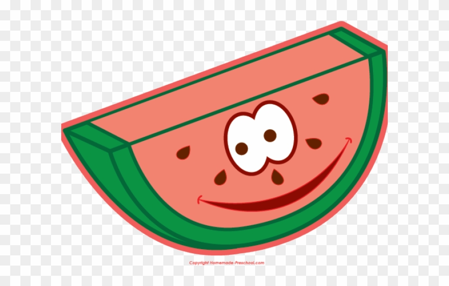 Orange Fruit Clipart Happy - Happy Water Melon - Png Download