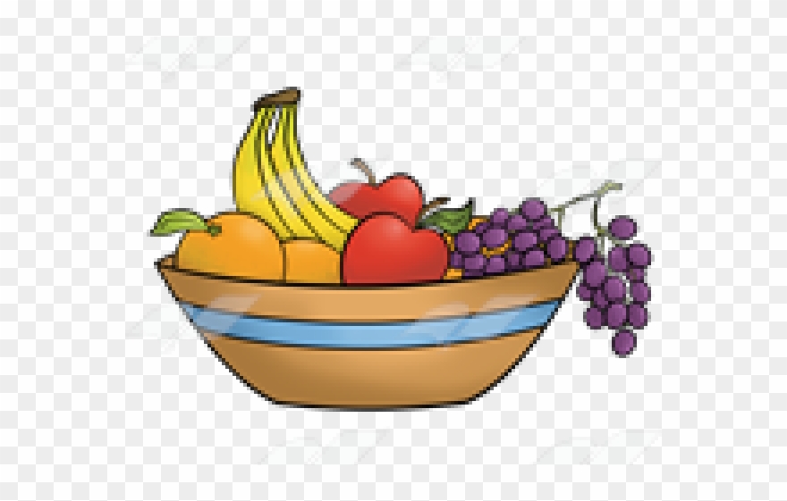 Bowl Of Fruits Transparent Clip Art - Png Download