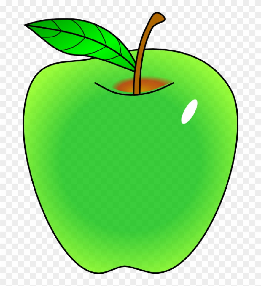 Apple Clipart Vector - Clip Art Green Apple - Png Download